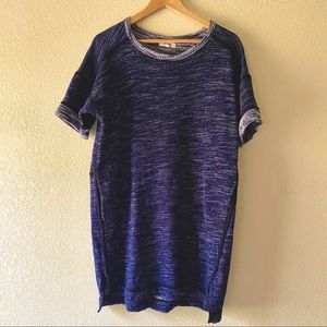 Madewell Short Sleeve Chunky Sweater Knit Dress